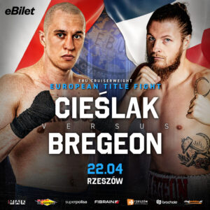 We invite you to the fight of Michal Cieslak, supported by us for years, who will fight for the EBU European cruiserweight champion belt !