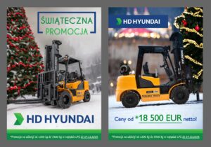 HOLY PROMOTION on new HYUNDAI forklifts in LPG drive (1500<3300 kg) – until 29.12.2023!