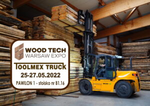 We would like to invite you to the WOOD TECH EXPO Fair taking place on 25-27.05.2022 Nadarzyn near Nadarzyn. Warszawy !