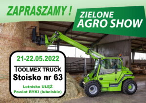 Запрошуємо Вас на виставку GREEN AGROSHOW – 21-22.05.2022 в аеропорту UŁĘŻ (Люблінське воєводство)