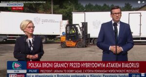 Kolejna konferencja polskiego premiera z udziałem wózków TOOLMEX TRUCK